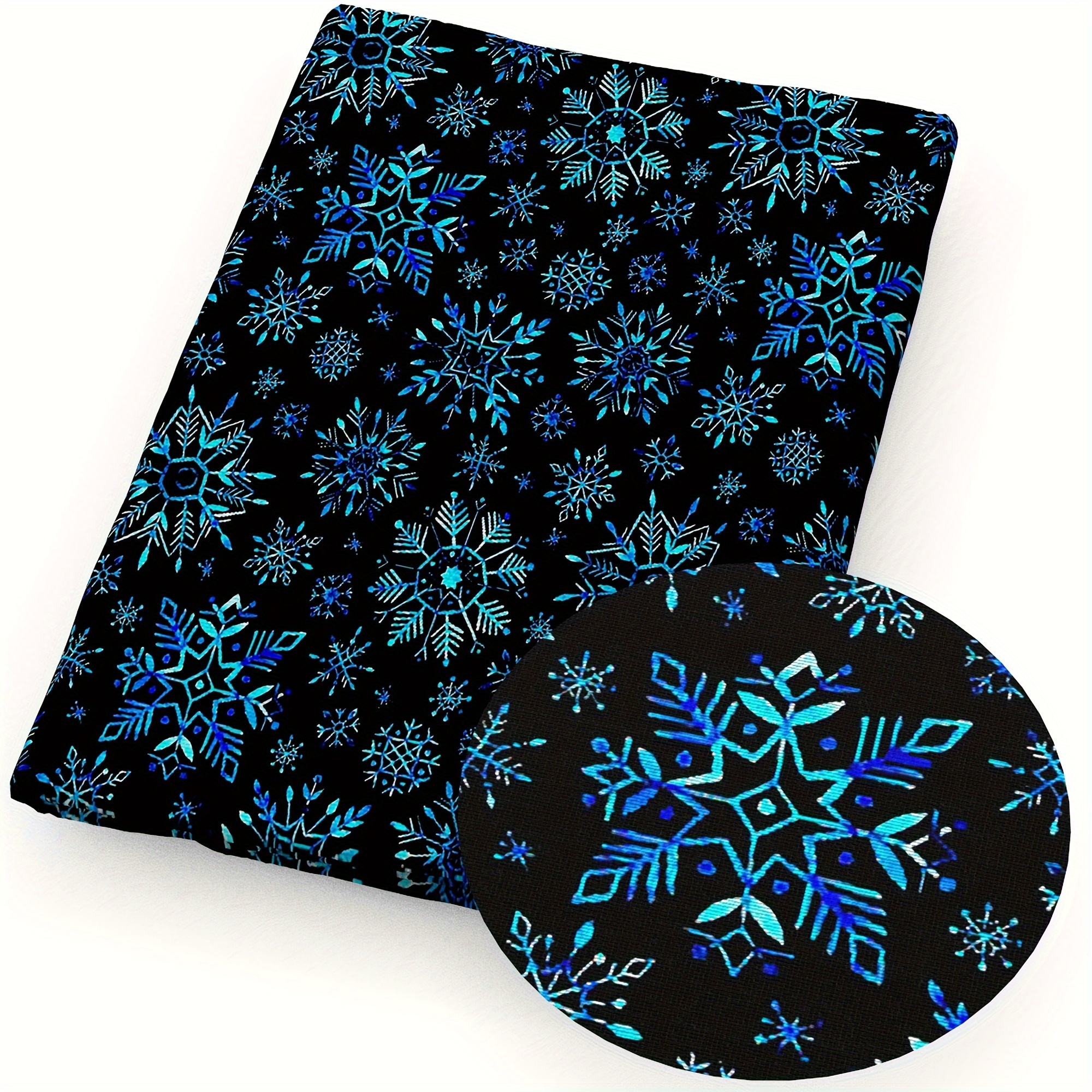 Image of 1pc 57x19.68inch (145x50cm) Pattern Quilting Fabric Polyester Craft Handmade Fabric Precut For Handmade Christmas Day Holiday Craft, Tablecloth Apron, Pillow Fabric