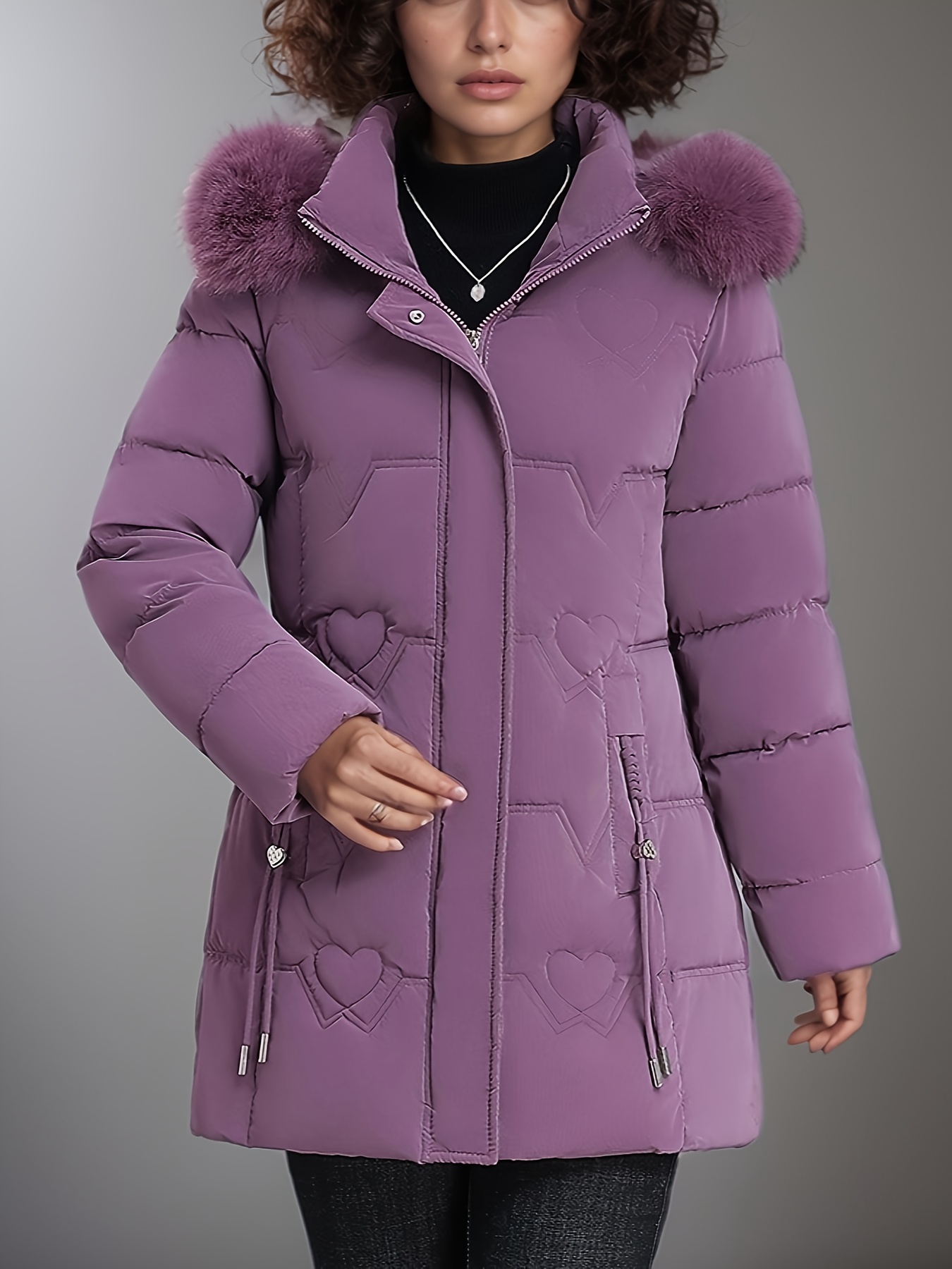 plus size women coats sold on Temu Canada