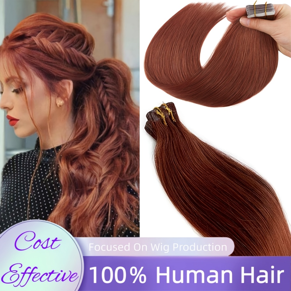 Ponytail Wig Red Bowknot Hair Extension 14 Inch 2 Pack for Party Style SDJMa Ponytail Extension, 22 Inch Claw Multi Layered Clip on  main image 3