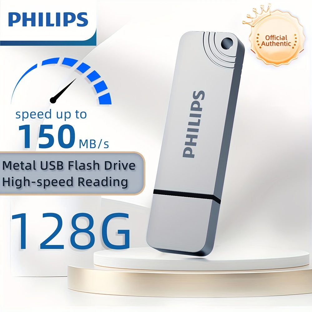 Image of Metal 3.2 Usb Flash Drive, 16gb/32gb/64gb/128gb/256gb, 120mb/s, Plug In , Storage Expansion For Laptop, Tablet, Smart Tv, Car , Gaming Console