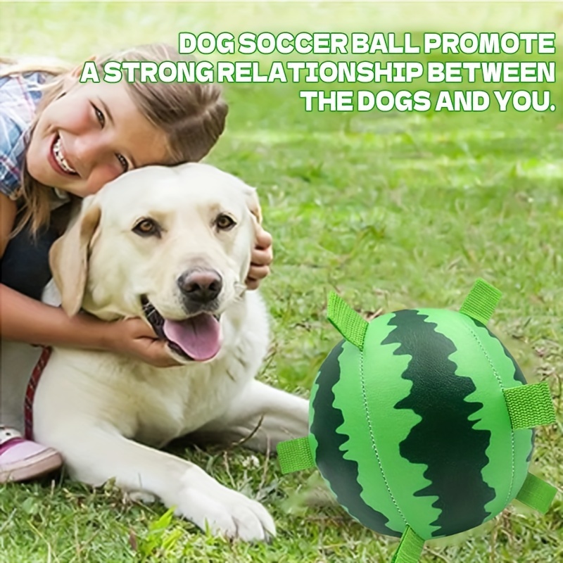 

Dog Toys With Soccer Ball, Interactive Dog Toys For Tug Of War, Puppy Birthday Gifts, Dog Tug Toys, Dog Water Toys, Durable Dog Balls For Small, Medium And Large Dogs