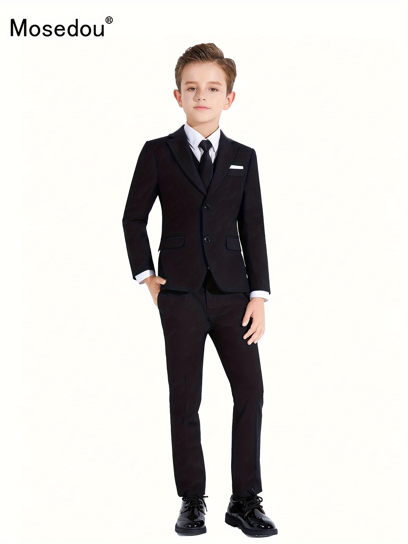 Slim Fit Formal Suit in Polyester Rayon Fabric
