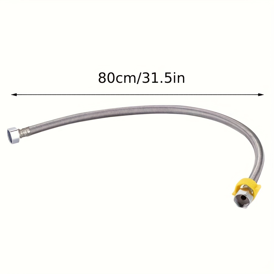 304 Stainless Steel Braided Inlet Hose For Household Toilet, Water Heater, High Pressure, Quarter Metal Pipe, Water Pipe
