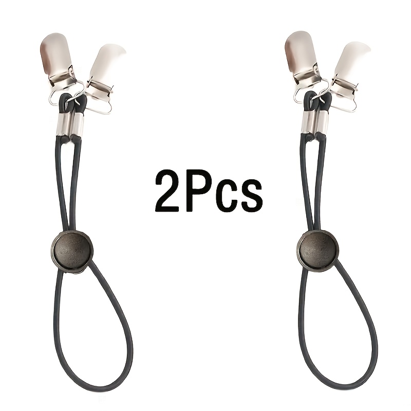 TEMU 1pc/2/4/10pcs Adjustable Elastic Clip Band Handle - Durable Nylon Strap For Securing Bedding, Sofa Cushions, Car Seat Covers. Bed Sheet Holder