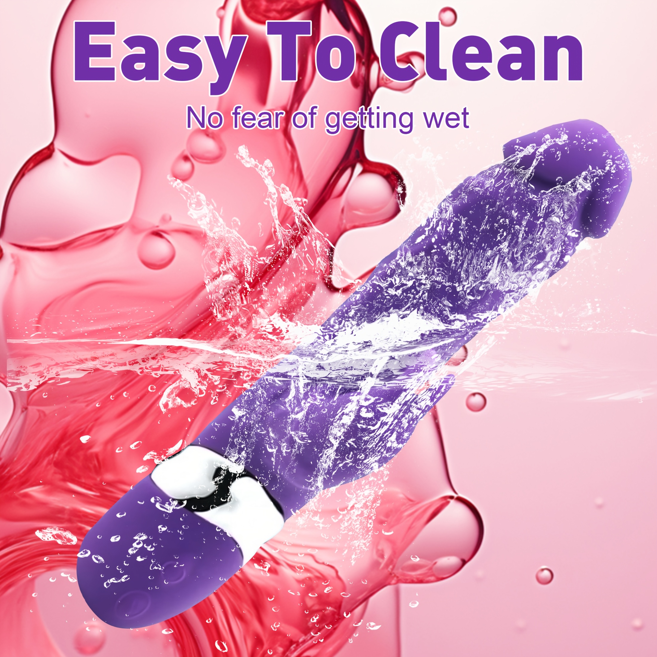 New Female Rabbit Shaped Vibrator, Silent Rechargeable Adult Couple Sex Toy, 10 Vibration Modes, G Spot Clitoral Dual Massage Companion Type Female Product