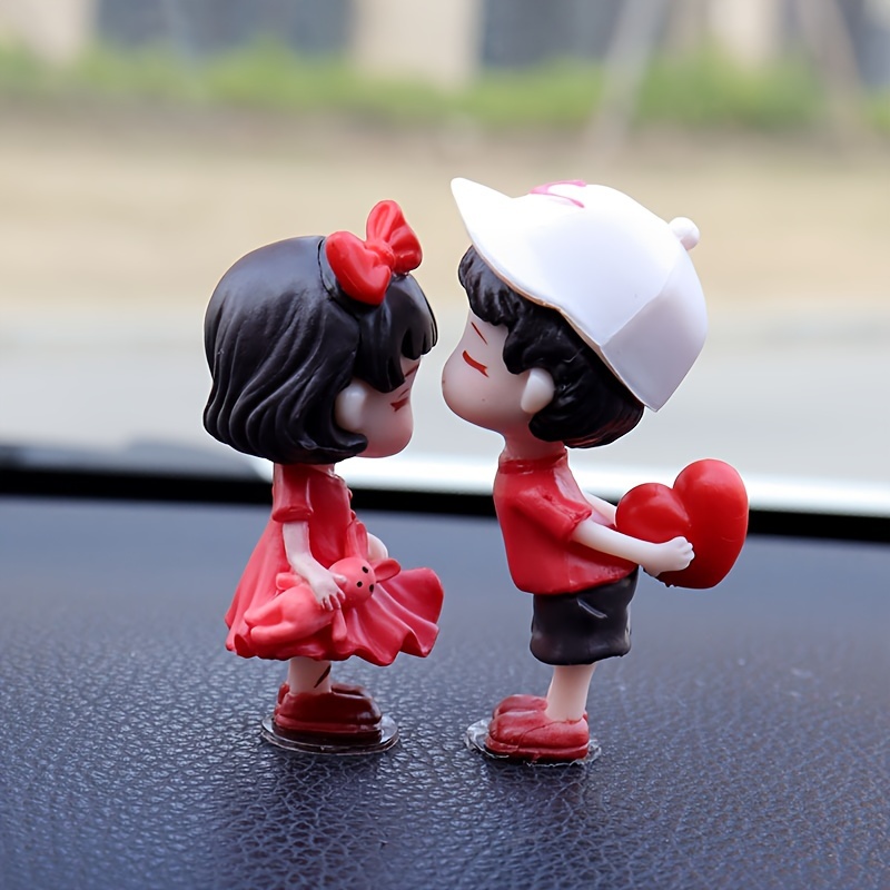 

Couples For Car Ornament, Model, Cute Kiss, Balloon, Auto Interior Decoration, Dashboard Accessories Gifts