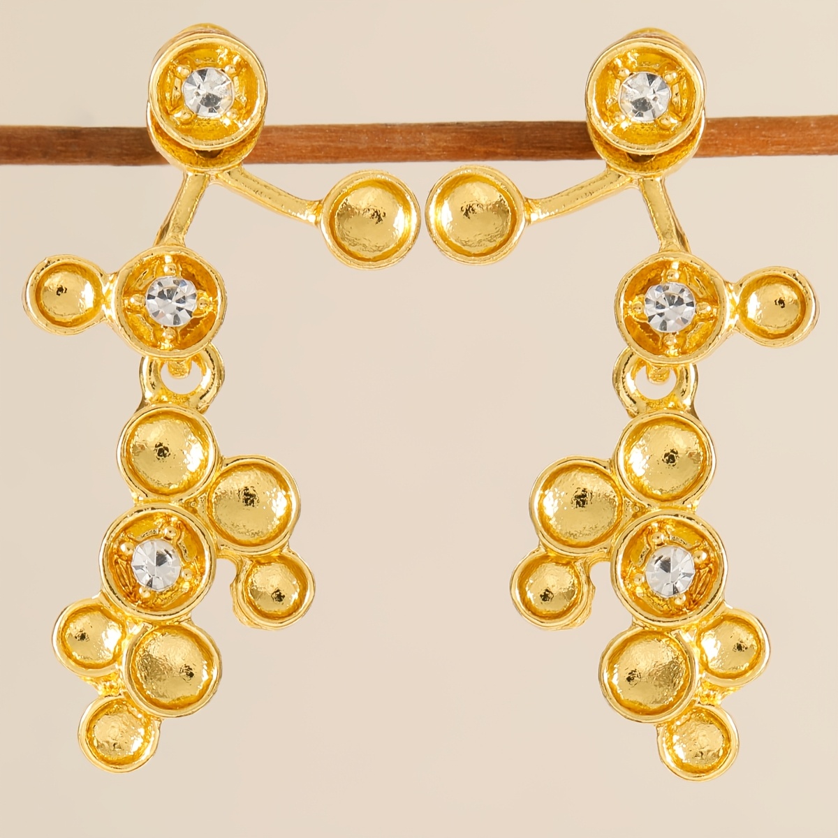 Vintage Zodiac Constellation Pendant with Stud Earrings Set