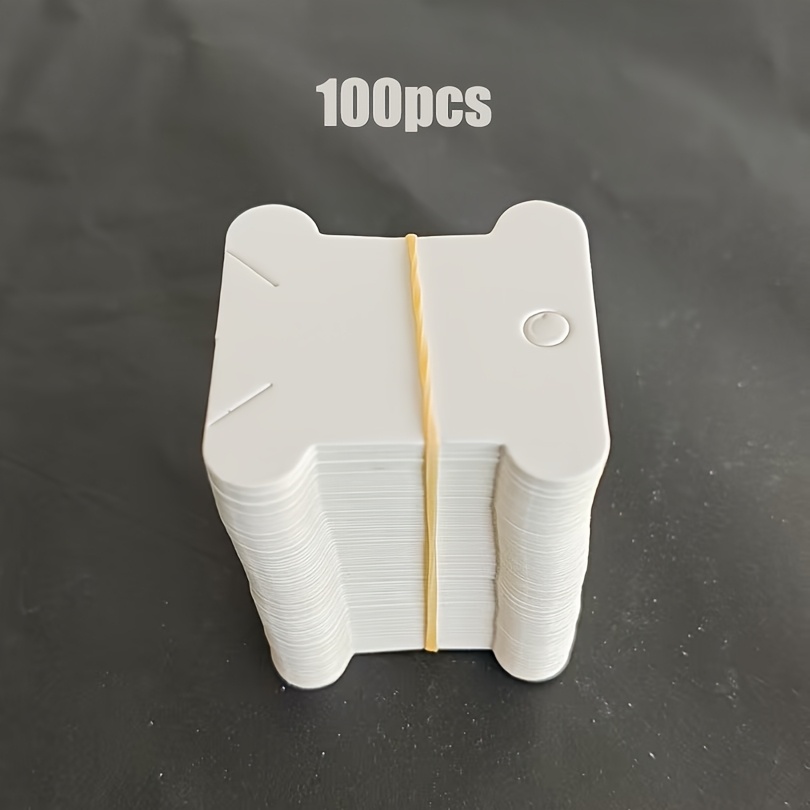 TEMU 100pcs Of Hard Cardboard Winding Boards For Floss Spools, Thread Spools, Sewing Tool Racks, Used For Marking.