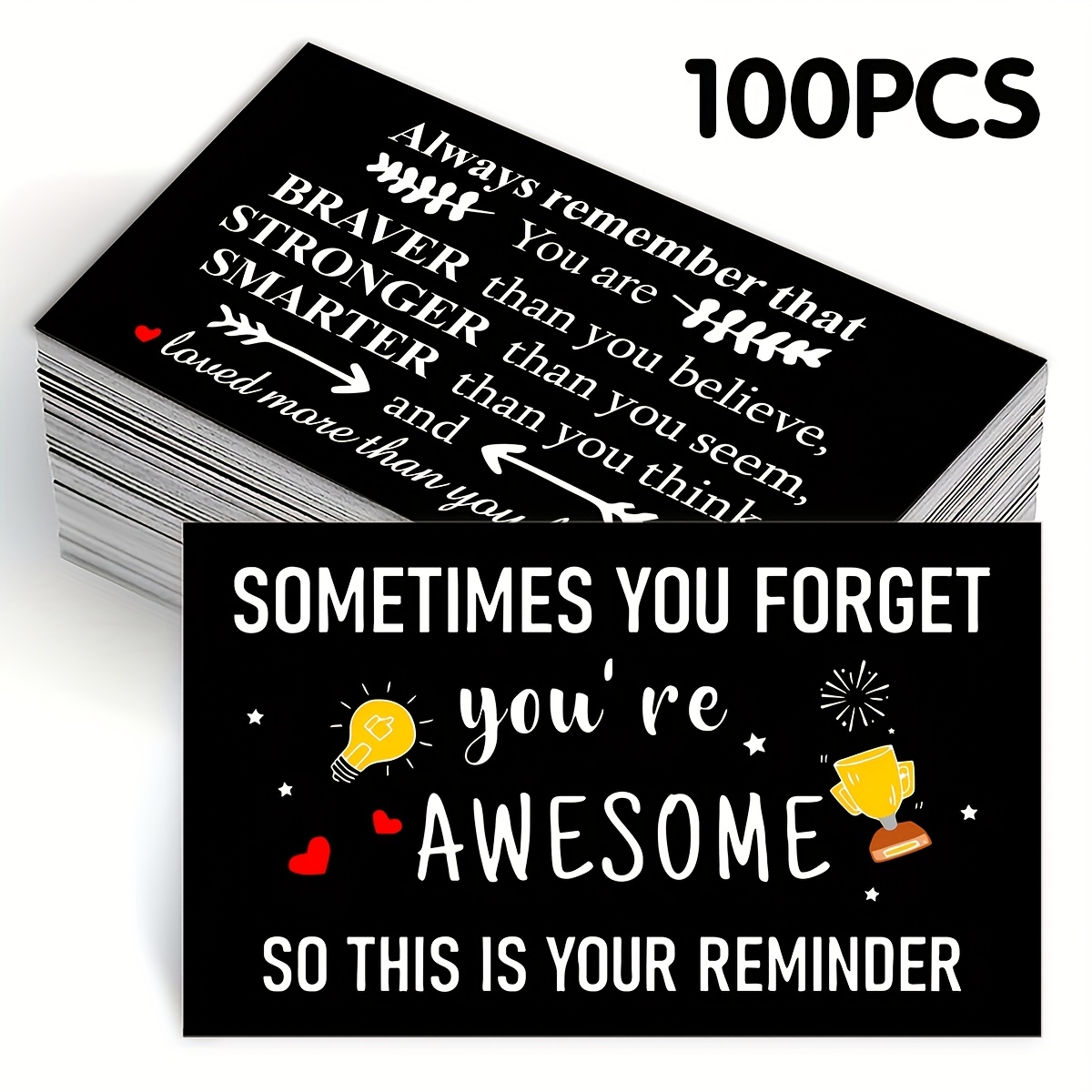 50 100 inspirational encouragement cards 9x5 4cm mini thank you notes for healthcare professionals   nurses volunteers   are   than you believe stronger than you   and   you   how   are