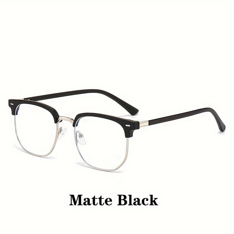 1pc Men's Transparent Glasses, Men's Glasses, Black Color , For Gifts