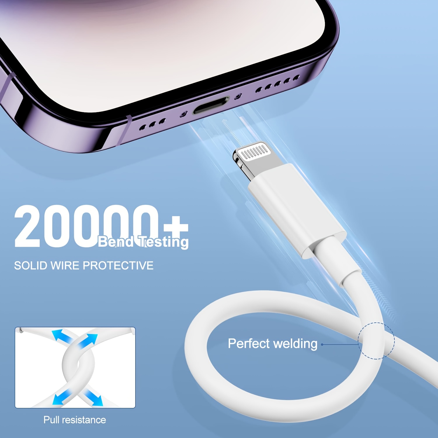 Basics Cavo di ricarica da USB-A a Lightning ABS, caricabatterie