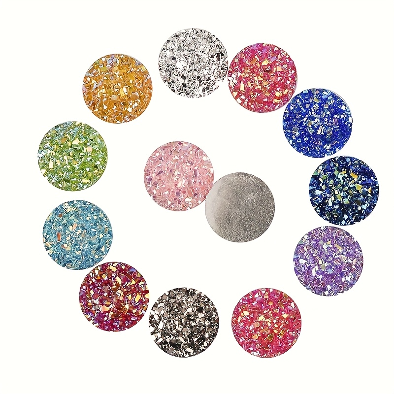 100pcs Resin Rhinestone Crystal Clusters for Handmade Jewelry