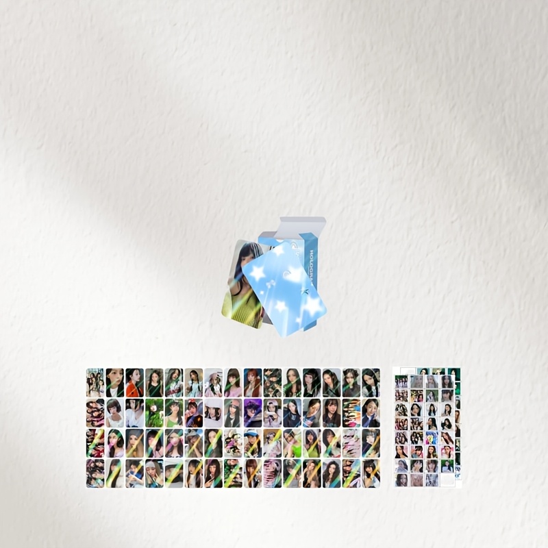 TEMU 124pcs Creative Individual Face Photo Card And Sticker Set | Suitable For Decorating Notebooks/rooms/party Venues | Music Theme Decoration