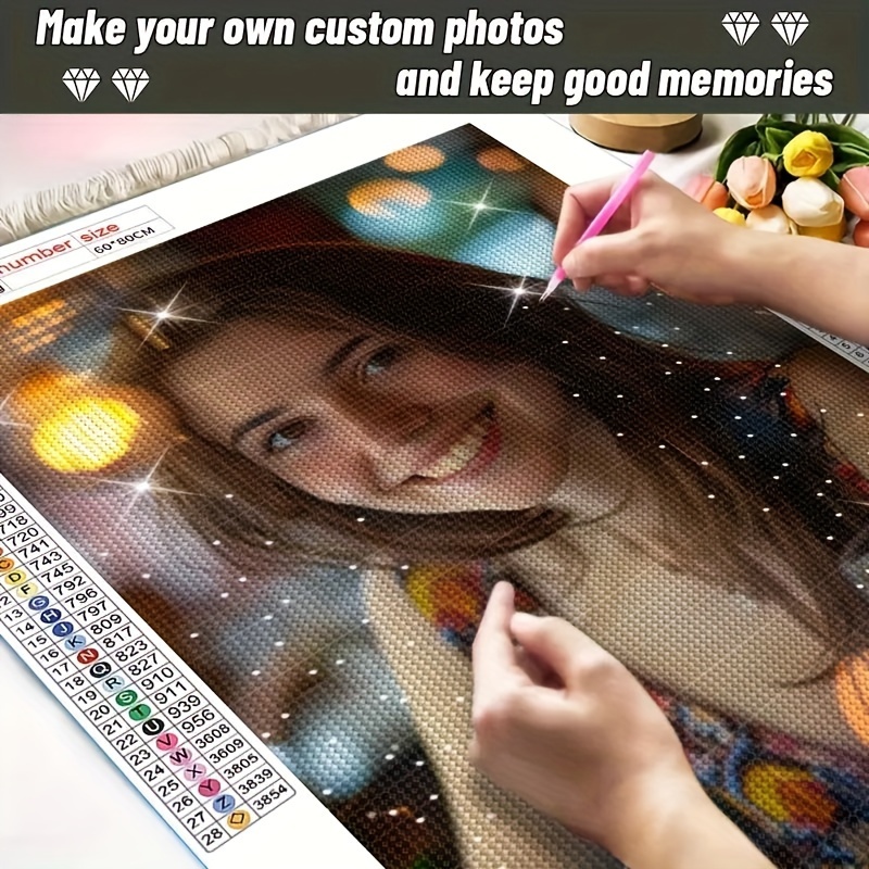 

Personalized Adult 5d Diamond Art Painting Rhinestone Customization Customization Diy Diamond Embroidery Art Kit The Decor