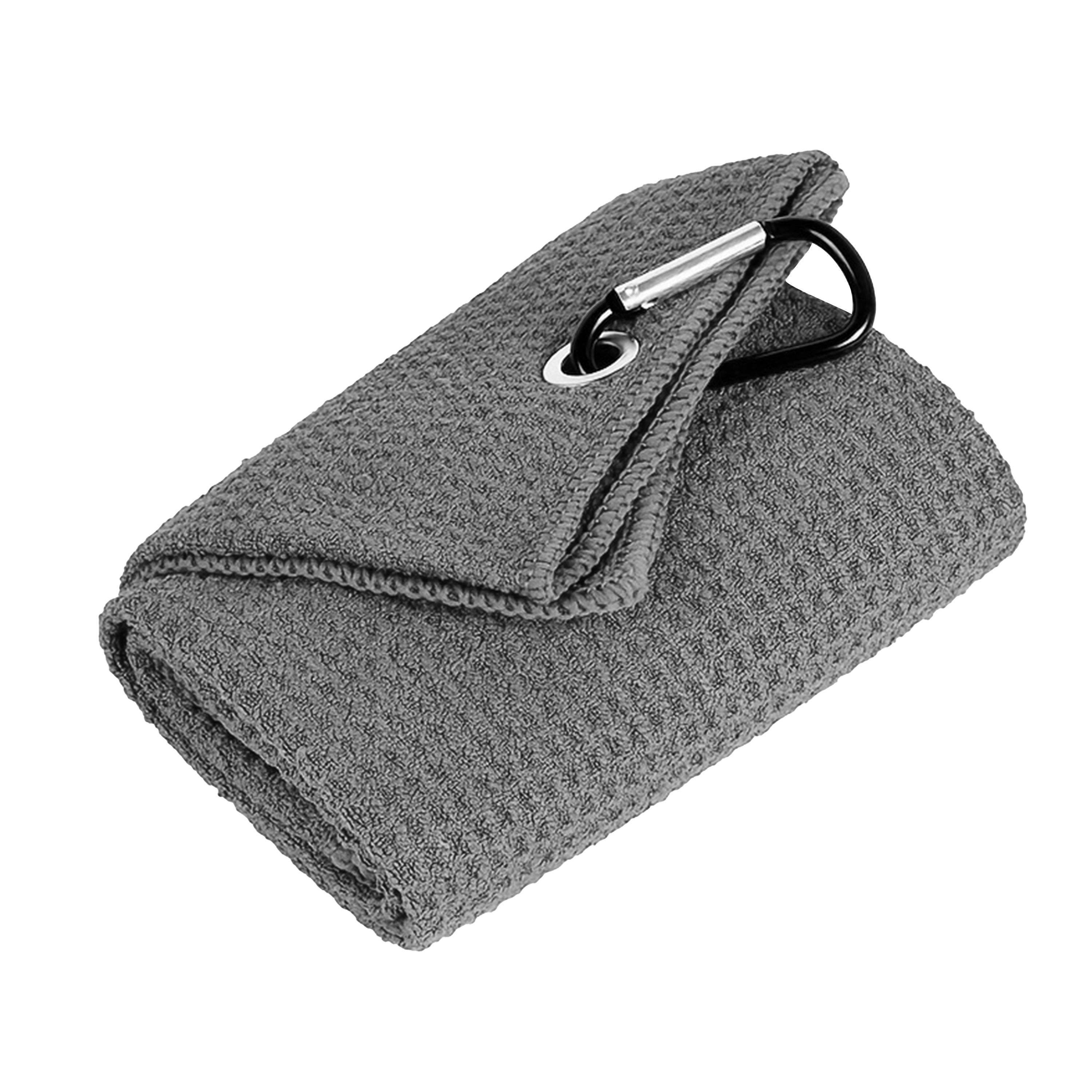 TEMU 1pc Mikrofaser Golf Handtuch mit Clip, Super Absorbent Waffle Weave, Quick-Dry, Maschinen Waschbar, 80% Polyester 20% , 11.8x19.6 Zoll, für und