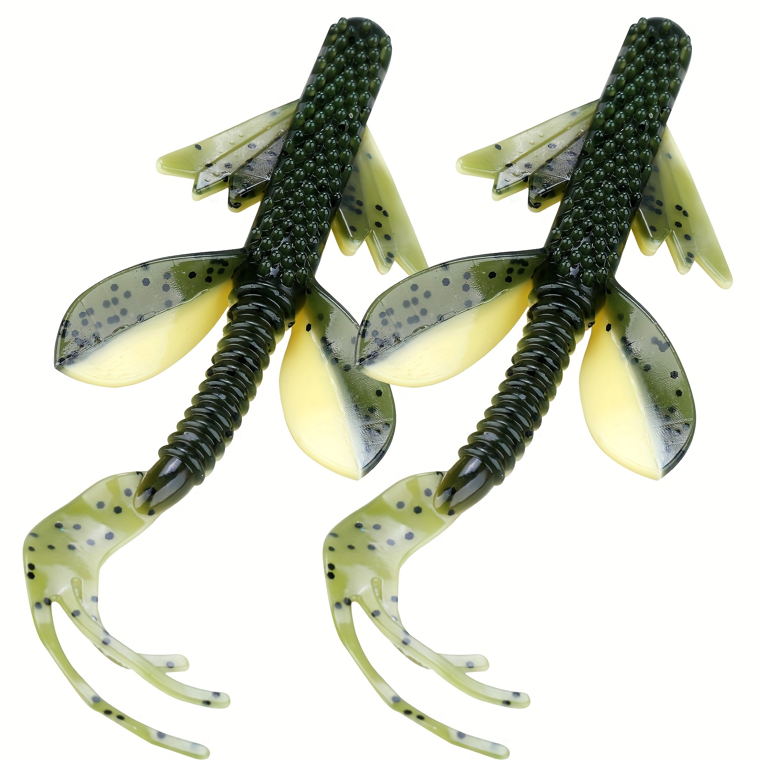 TEMU Sougayilang Fishing Lure 2pcs/lot Lifelike Soft Bait 10g 125mm Saltwater/freshwater Fishing Lure