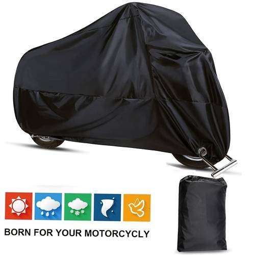 190t universal waterproof dustproof sunscreen heavy duty motorcycle cover waterproof indoor sport bikes scooter touring off road