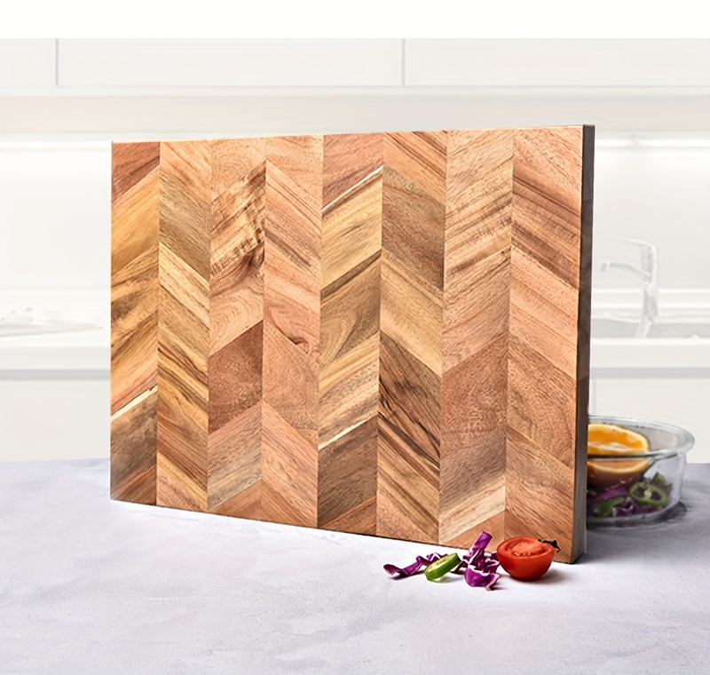 popular   acacia wood cutting board solid mold resistant kitchen   for fruits vegetables   holidays including halloween christmas easter thanksgiving imported jointed anti mildew details 0