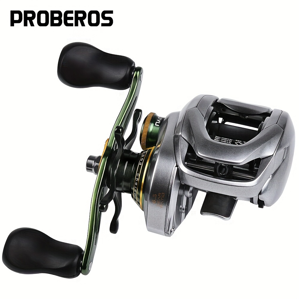 

Baitcasting Fishing Reels - Nylon Frame High 7.6:1 Gear Magnetic Braking Carbon Fiber Drag Low Profile Baitcaster Fishing Reel Casting Baitcast Reels