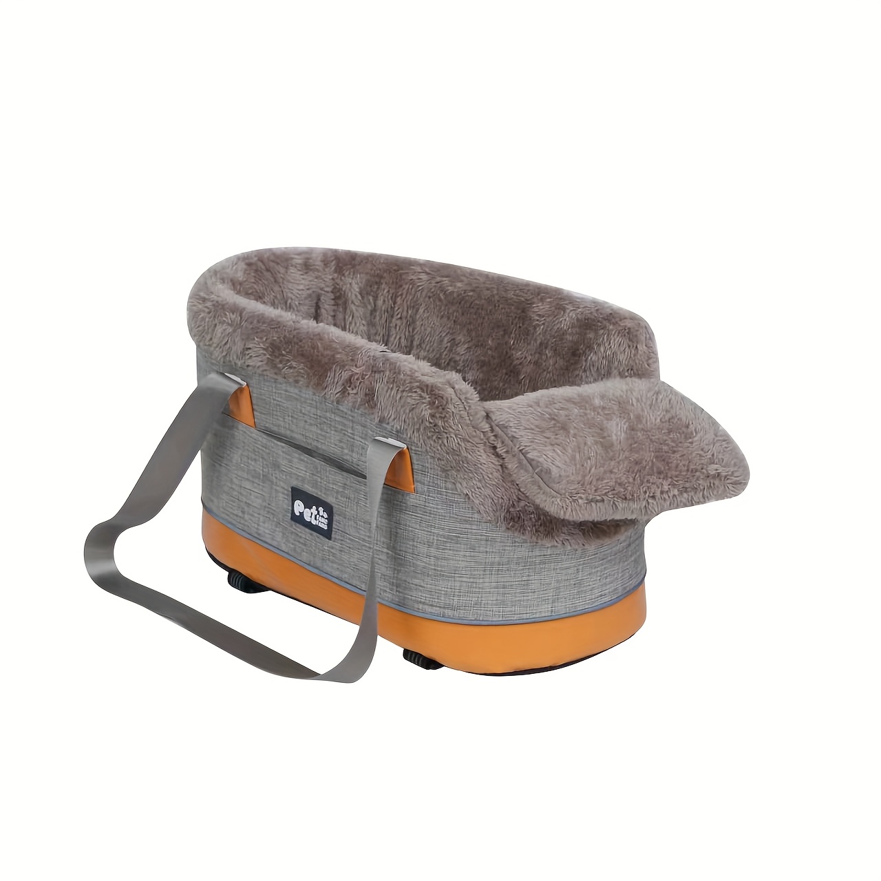 TEMU 1 pièce Lit pour animal de compagnie de voiture, Organisateur de console de voiture, Lit pour chat, Coussin rehausseur de siège auto, Sac de
