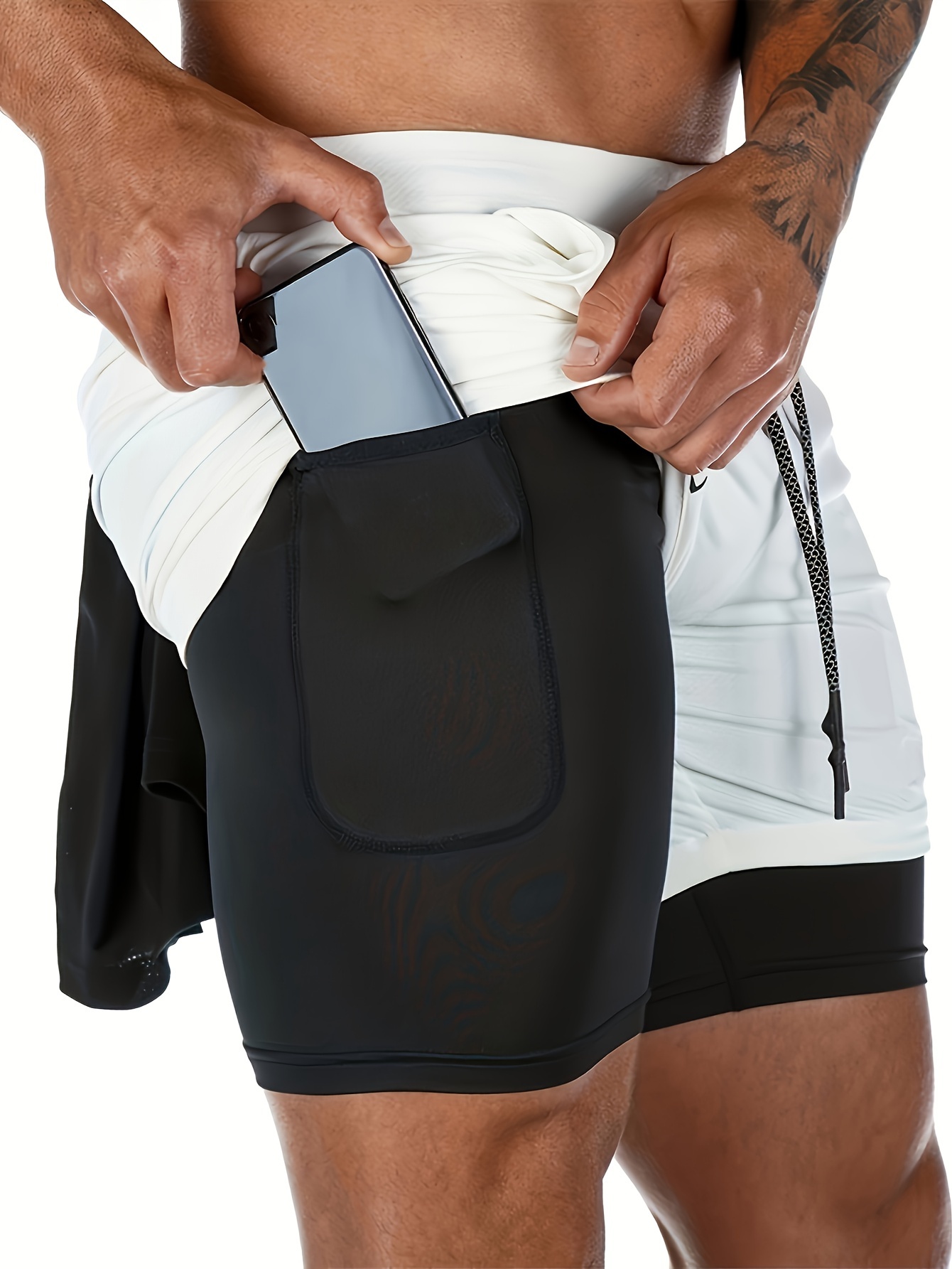 Men'S Casual Running Shorts That Are Quick-Drying, Breathable, And Suitable for Fitness And Basketball