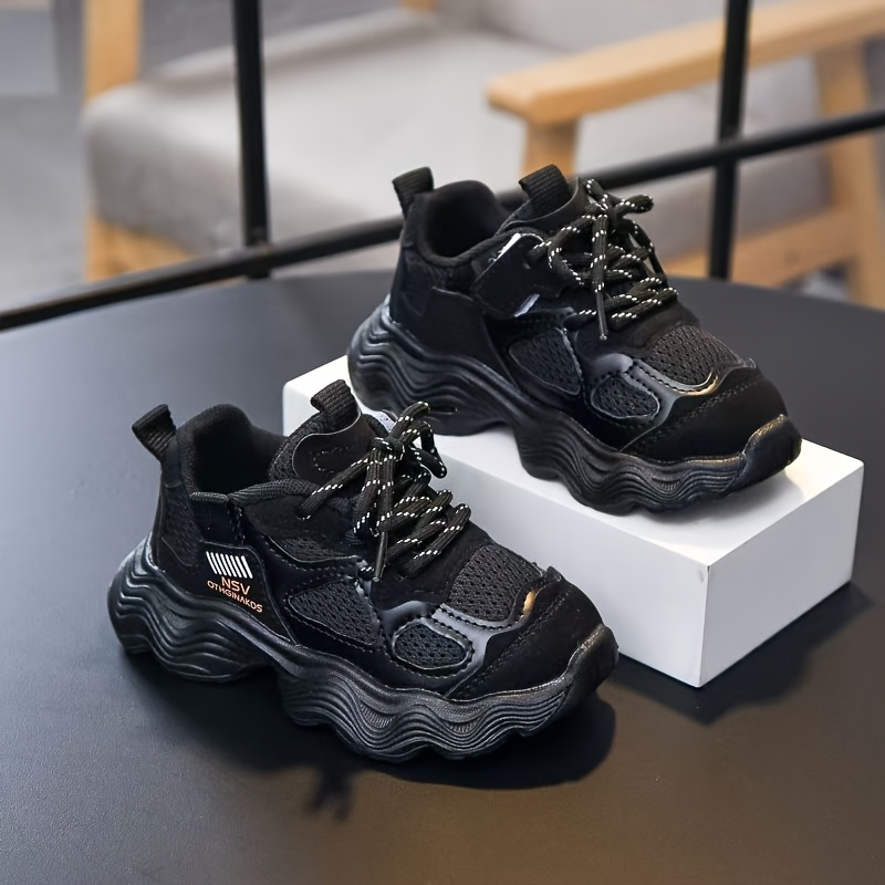 1-2-3, 4-5-6 Years Old *'S Tennis Shoes Boys' and Girls' Sports Shoes,  Easy to Put On Casual and Cute Design, Indoor Outdoor Wear, Low Top  - Main Image