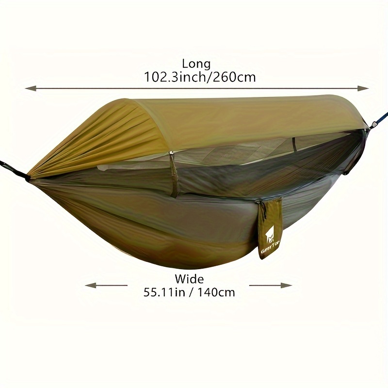 3 In 1 Outdoor Hammock With Mosquito Net Waterproof Double Sleep Camping  Hammock For Backpacking Travel And Park Enjoy A Bug Free And Comfortable  Rest, Shop Now For Limited-time Deals