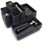8 16 24pcs toolbox storage organizer dividers tray in three sizes drawer organizer for toolboxes accessory organization and storage toolbox car repair tools home renovation tool storage