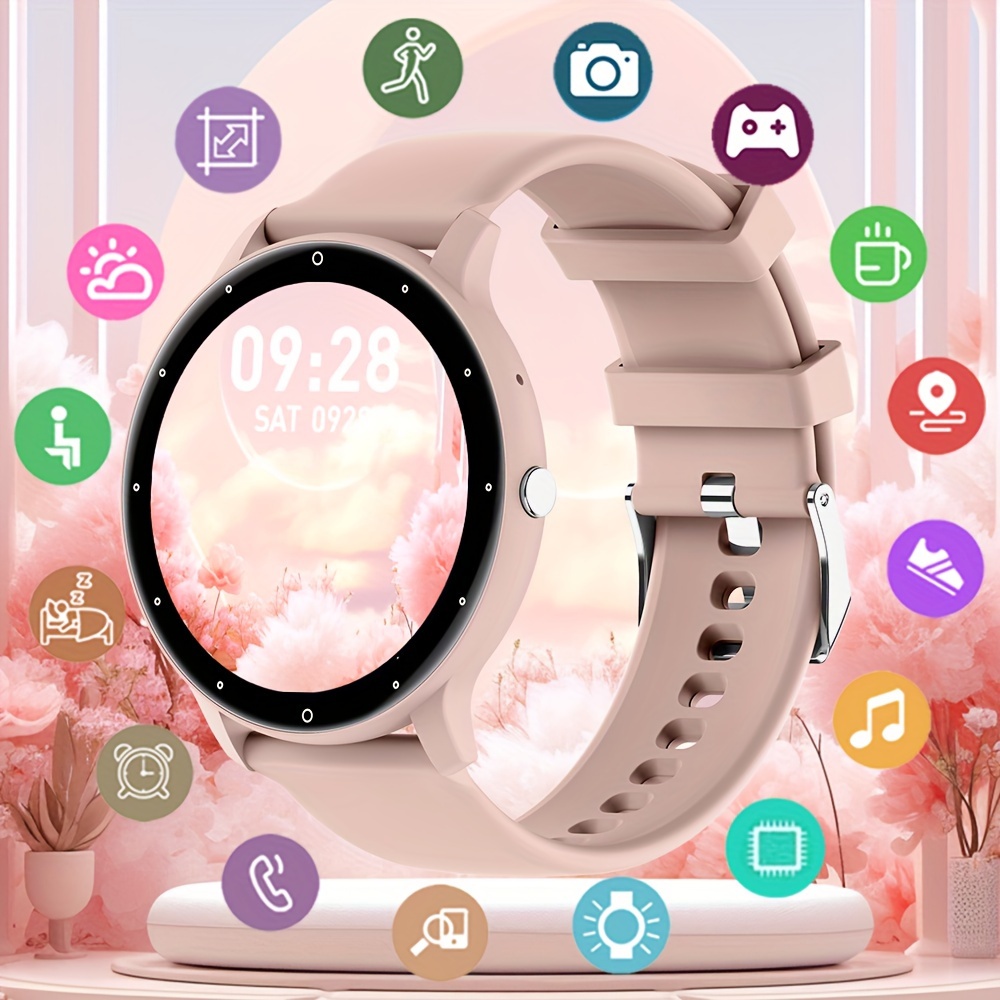 

Women's Smart Watch, 1.28-inch Round Screen, Sleep Monitoring, 230 Mah Battery, Support For Wireless Calls, Support For Ai Voice Assistant, 123 Sports Modes, A Gift For Friends And Family.