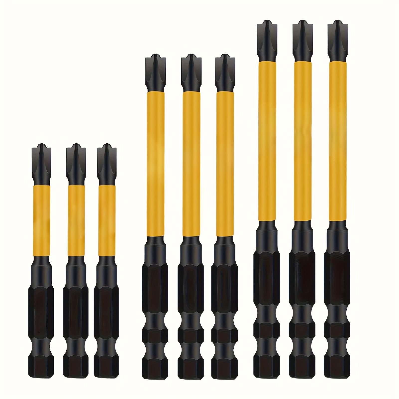9pcs Fph2 Electrician Special Screwdriver Bits Set Magnetic Electric Impact Drill Nut Driver For Circuit Breaker 65 110 150mm
