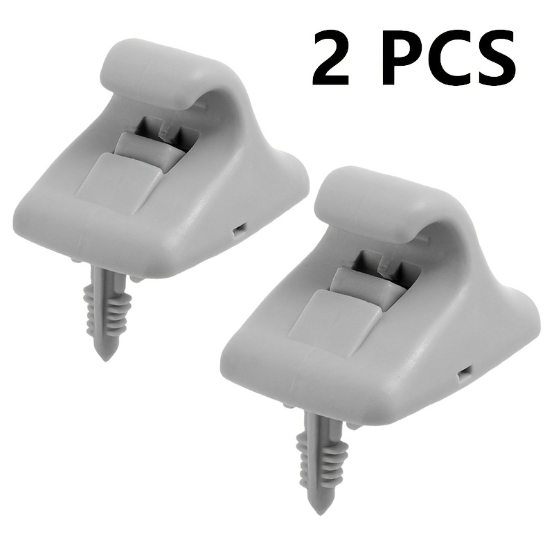 TEMU 2pcs Sun Visor Retainer Clip Secure Clamp For Driving Stability Stylish Design Sun Visor Holder Replacement