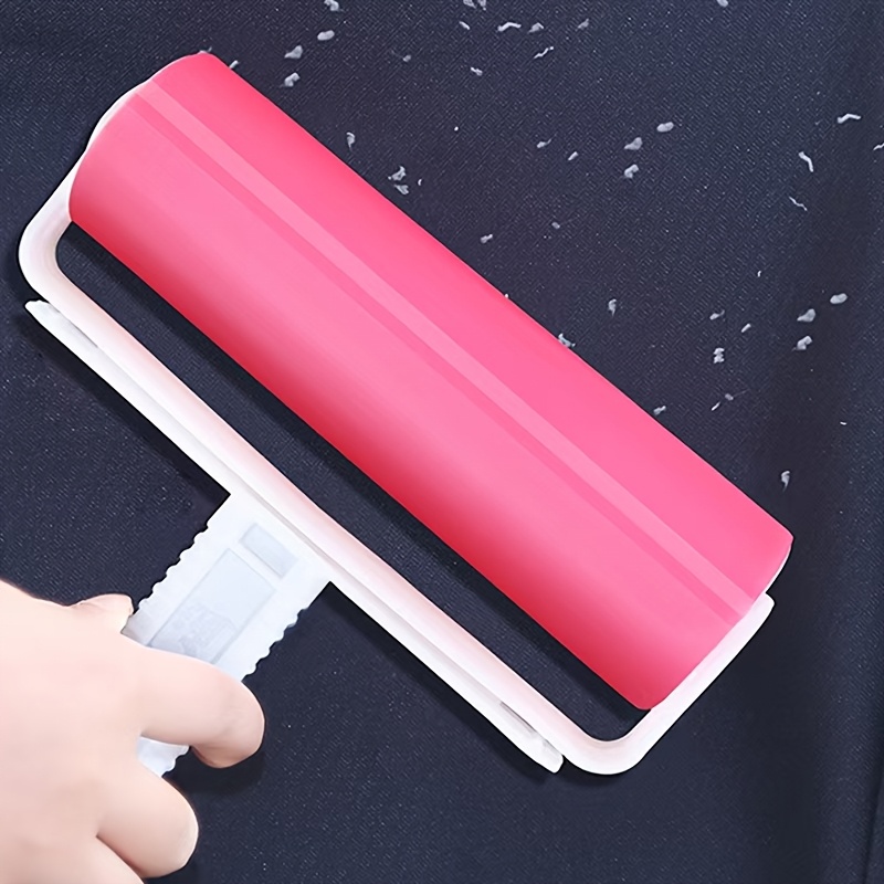 E-shop 1 Stück Haarentferner, Waschbar, Große Rollenbürste, Rollenbürste, Haarentferner für Kleidung, Haustiere, Katzen Hunde, Sauber Ordentlich