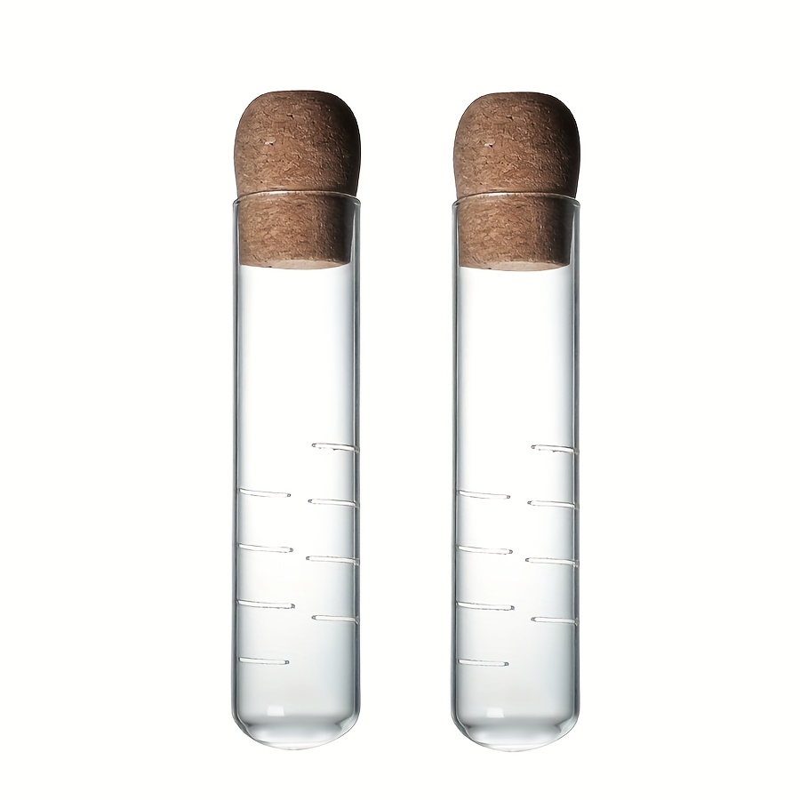E-shop Teesieb, Glas-Teefilter für lose Teeblätter, wiederverwendbarer Teesieb mit Kork, Tee-Diffusor für lose Teeblätter