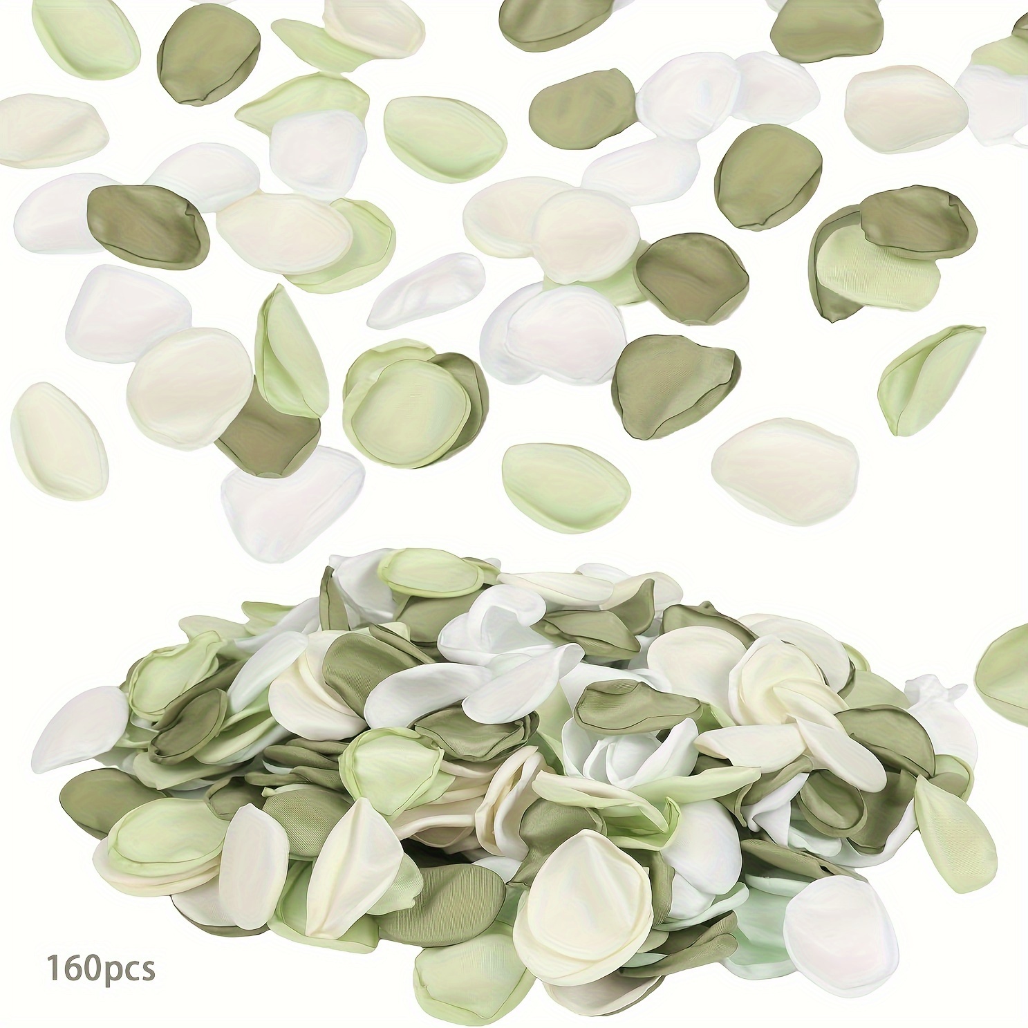 Image of 160/360pcs Silk Rose Petals For Wedding, Petals Fake Rose Petals Wedding Petals Runner Decor Dinner Table Centerpieces Party Decor