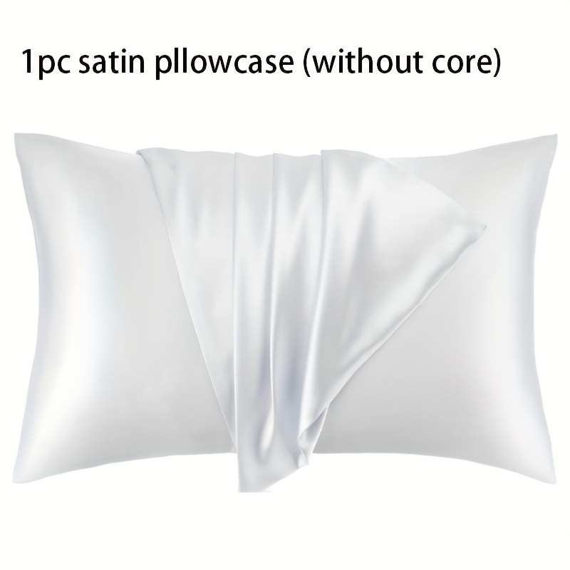 TEMU 1pc Luxurious Pillowcase With Zipper Closure - Hypoallergenic, Machine Washable, No Pillow Insert Included