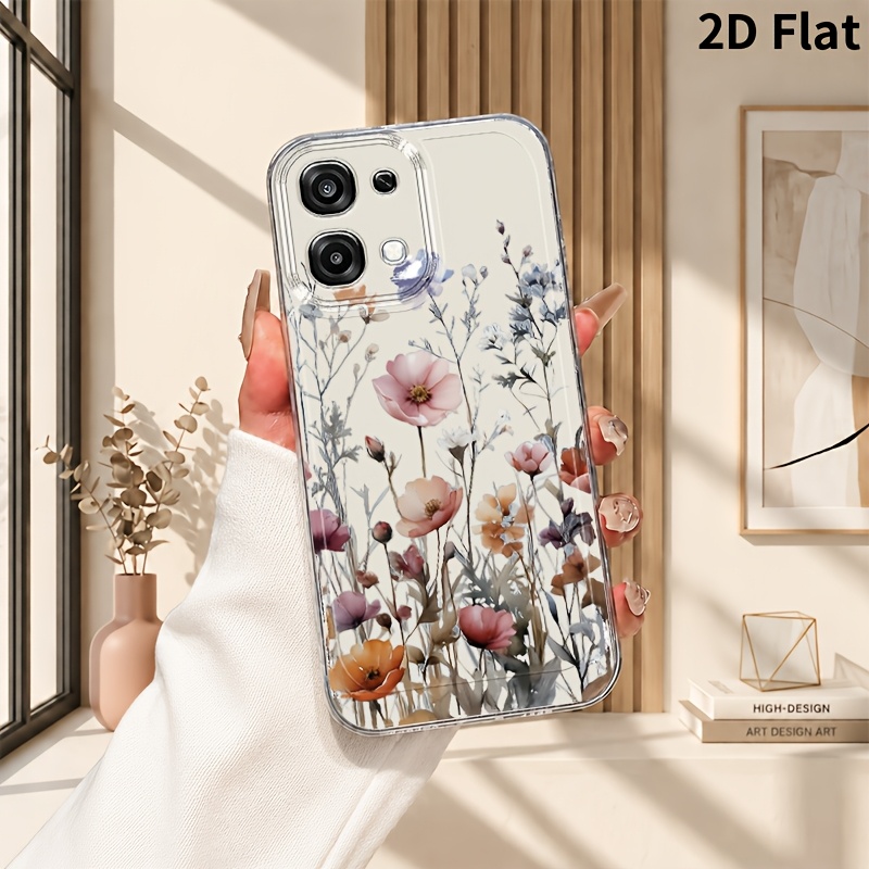 TEMU Warm- Floral Wilderness Phone Case For Oppo A3, A3 Pro, A3x, A5 5g, A5 Pro, A5x, A5i, A16, A17k, A18, A20, A38, A40, A55, A57, A57s, A58, A60,