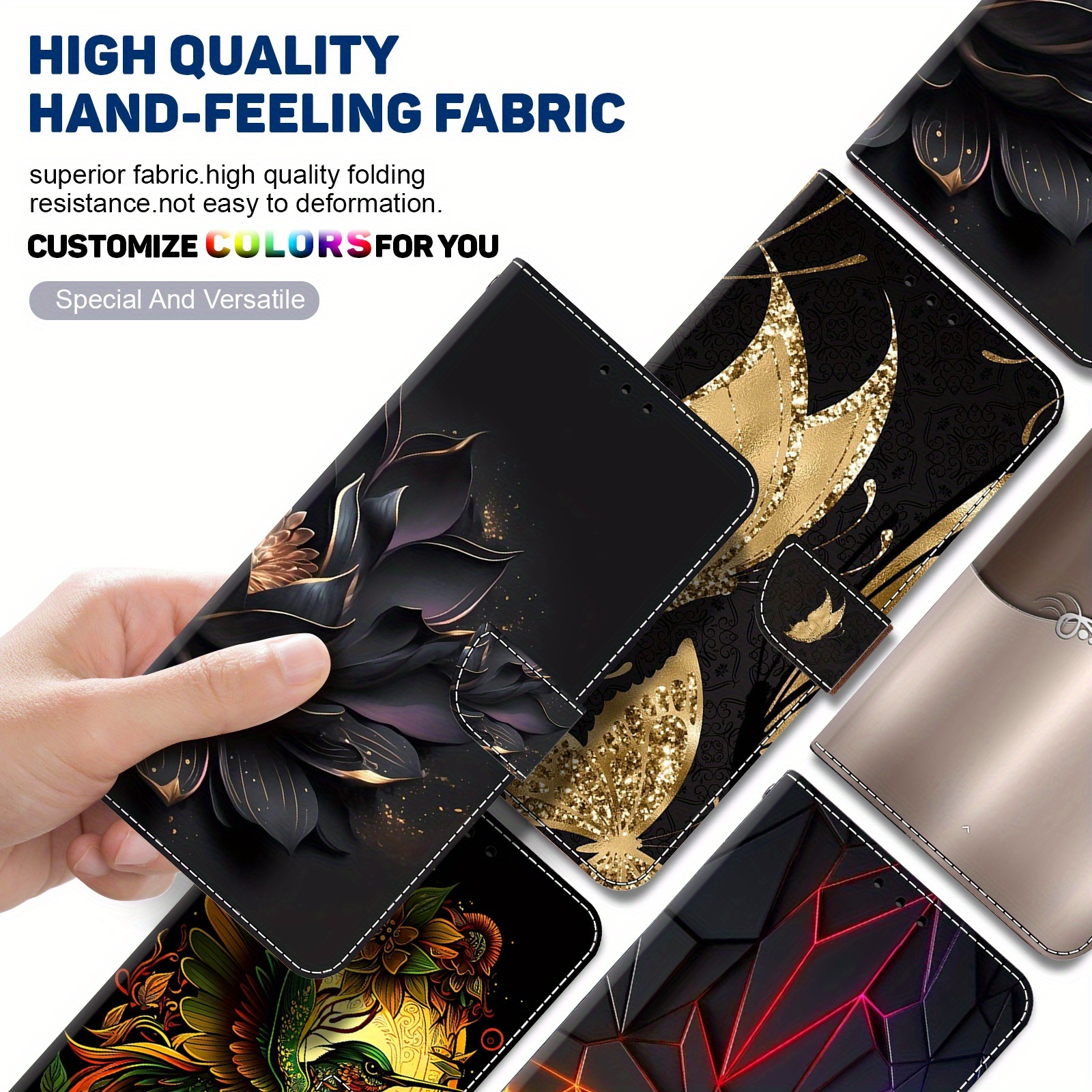 Husă Telefon - pentru Xiaomi Redmi Note 14/14 Pro/14 Pro+/13/13 Pro/13 Pro+/12/12 Pro/12 Pro+/11/11 Pro/10/10 Pro/9/9 Pro/8/8 Pro/8T Redmi 15 9 9C 10 10C 12C13C 14C A5, Model Floral Vintage Fluture, Tip Portofel, Piele Sintetică PU, cu Fermoar