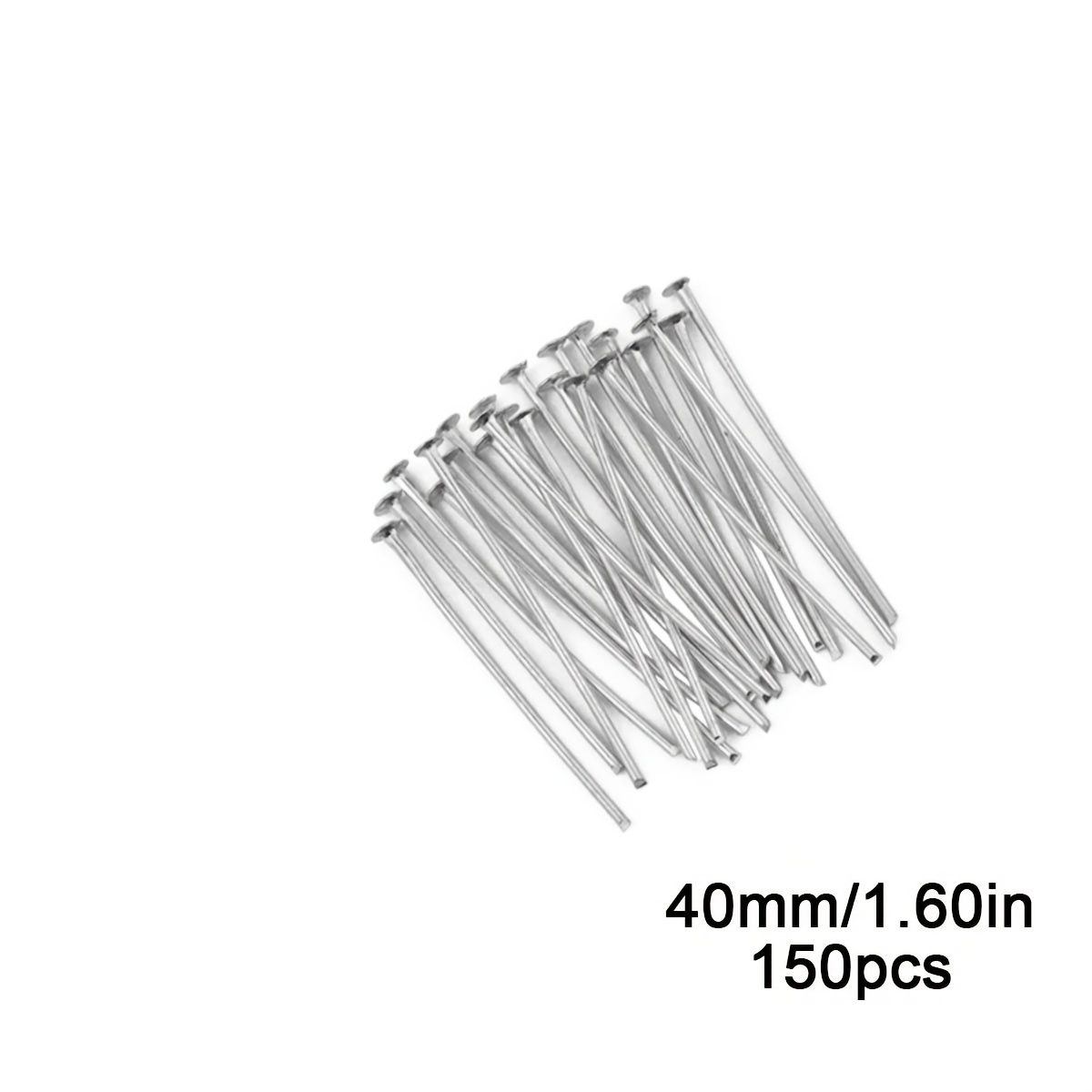 TEMU 150 piezas de pasadores de barra en T de cabeza , de /35/40/50 mm de , material de aleación, flexibles y cortables, disponibles en colores