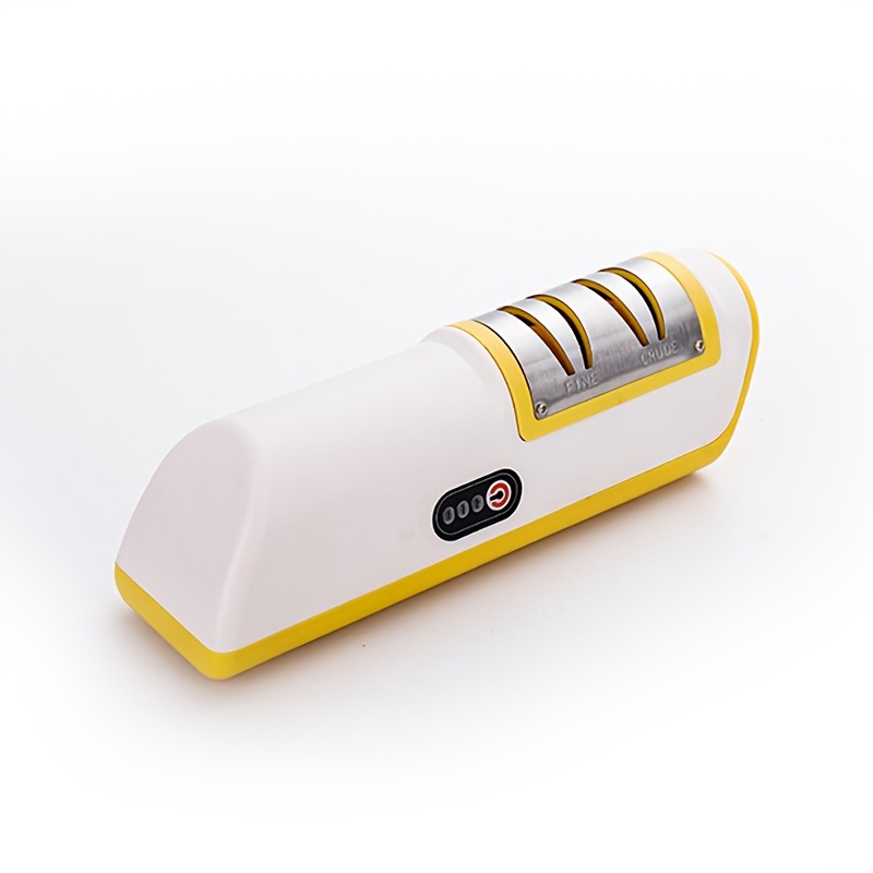 TEMU Electric Knife Sharpener, Household Sharpening Stone, Kitchen Gadget, Knife Sharpening Tool, Rechargeable Knife Sharpener