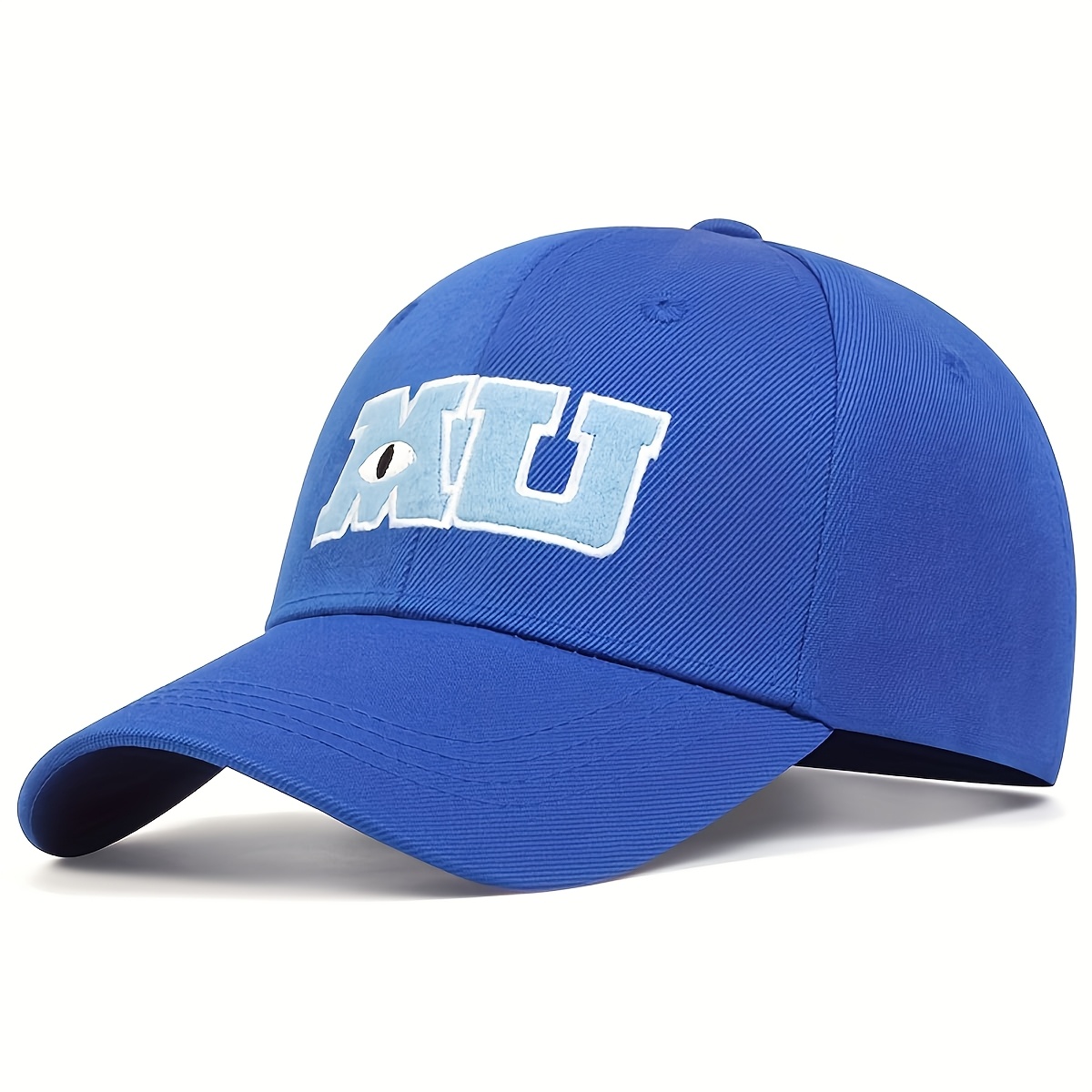 

Men's Mu Letter Baseball Cap, Adjustable Outdoor Sun Protection Casual Hat For Spring And Autumn Travel, Beach Parties - Polyester