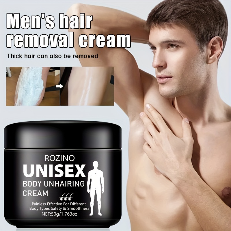 50g Black Hair Removal Cream for Men & Women, Gentle & Moisturizing
