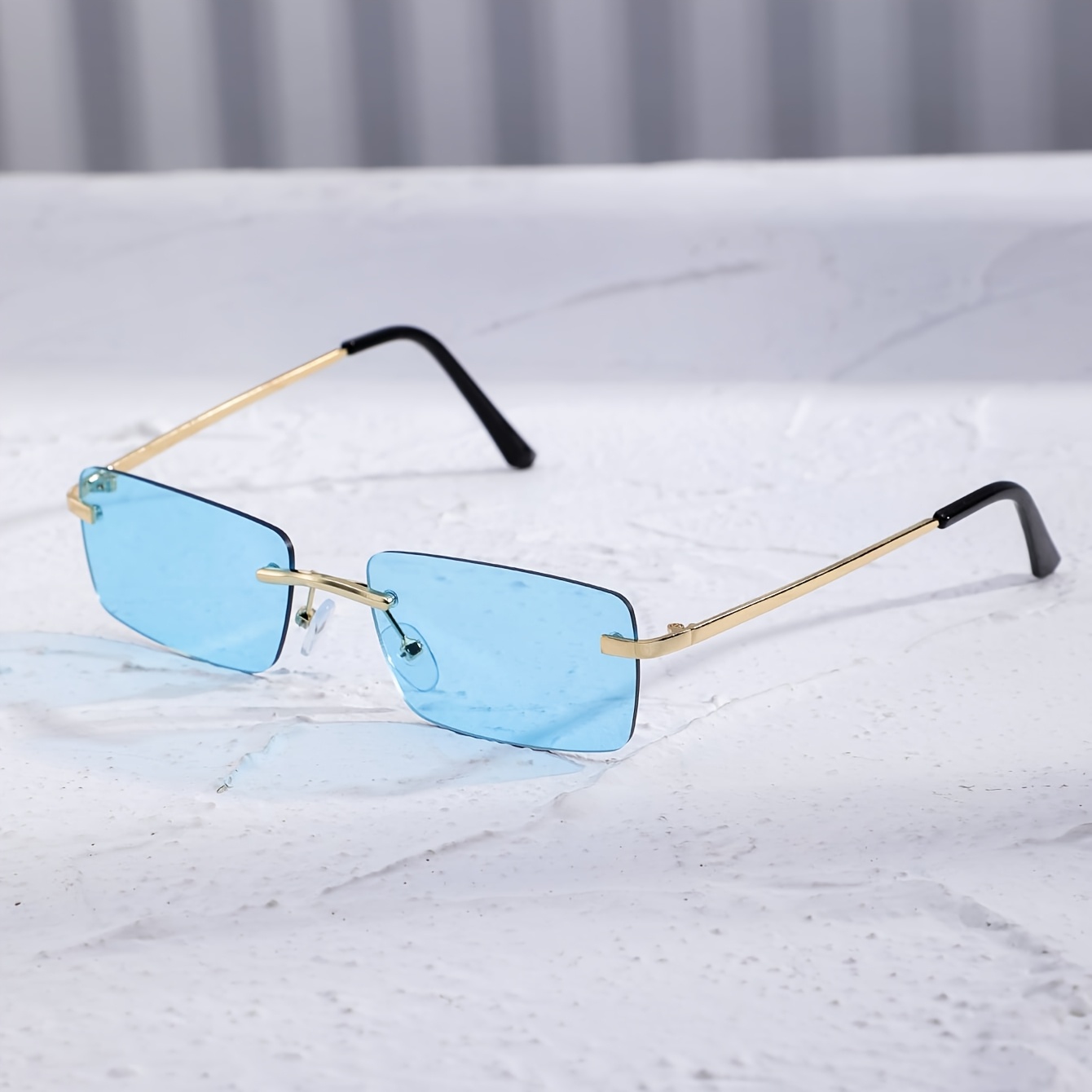 Image of 1pc Fairmarry Men' & Women' Vintage Uv 400 Protection Sunglasses, Stylish Retro Eyewear Suitable For Outdoor Travel, Camping, Fashion Shows, Durable Comfortable For Driving,, Daily Use, Gift For