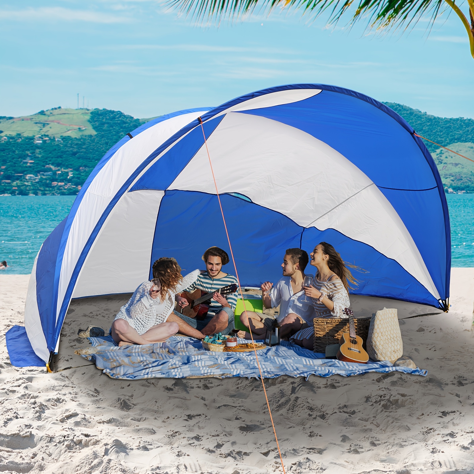 Beach Tent Compatible for 4-5 Adults