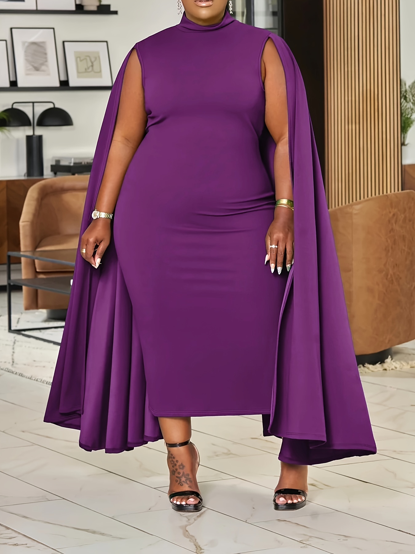 スーツ・フォーマル・ドレス layered cape dress Amazon.com: RitzRush A-Line Elegant Mother of The Bride