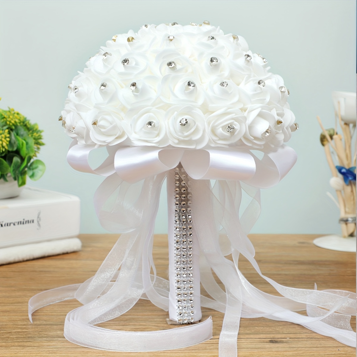 Bride Wedding Bouquet White Handheld Bouquet Wedding