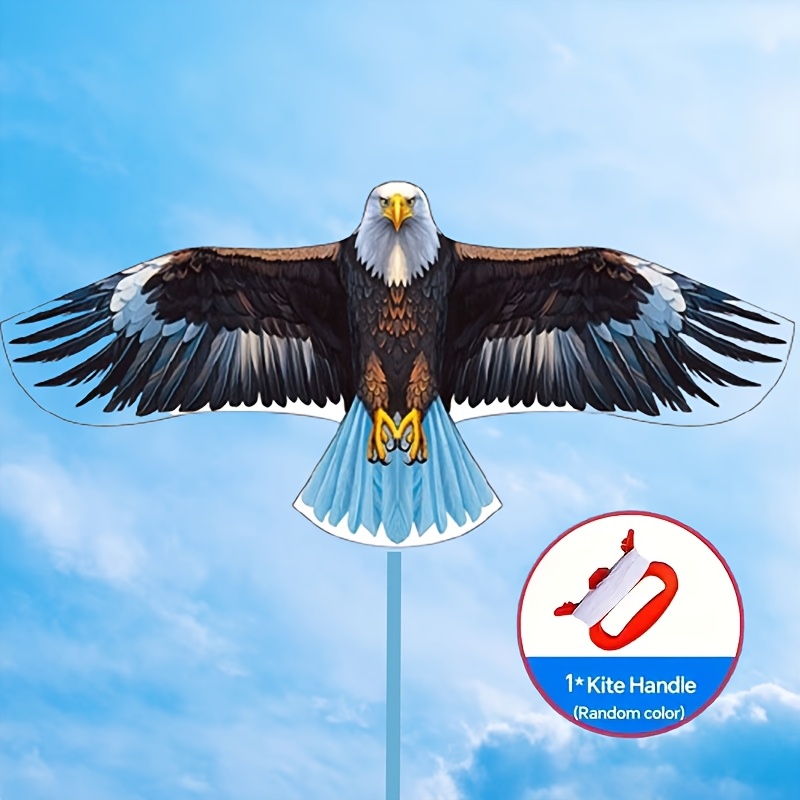 TEMU Eagle Kite, Large Kite, Eagle Kite Colorful Kite, In A , Suitable For Outdoor Games And Entertainment Relaxation Flying Supplies Creative Gift