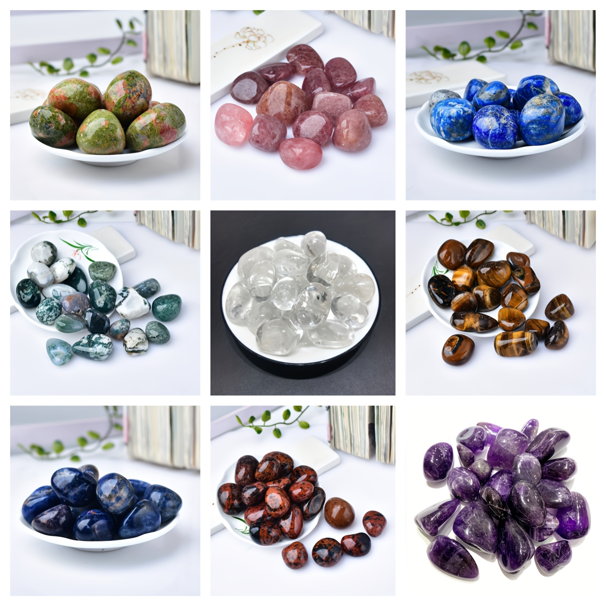 white tiger eye water grass rolling stone large particle polishing stone used for fish tank filling flower pot fish tank decoration stone jewelry making decoration   other diy projects