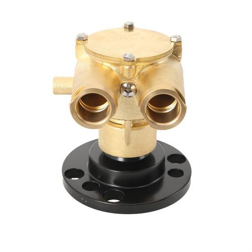 Sea Water Pump, Crank Mounted Sea Water Pump F 6B 9 1 1/4in Inlet Outlet 1 15/16 Compatible with F6b 9 for VolVo 3860703 50410 1201, Water Intake, Marine , Pump, Engine Pump, Marine Pump, Boat