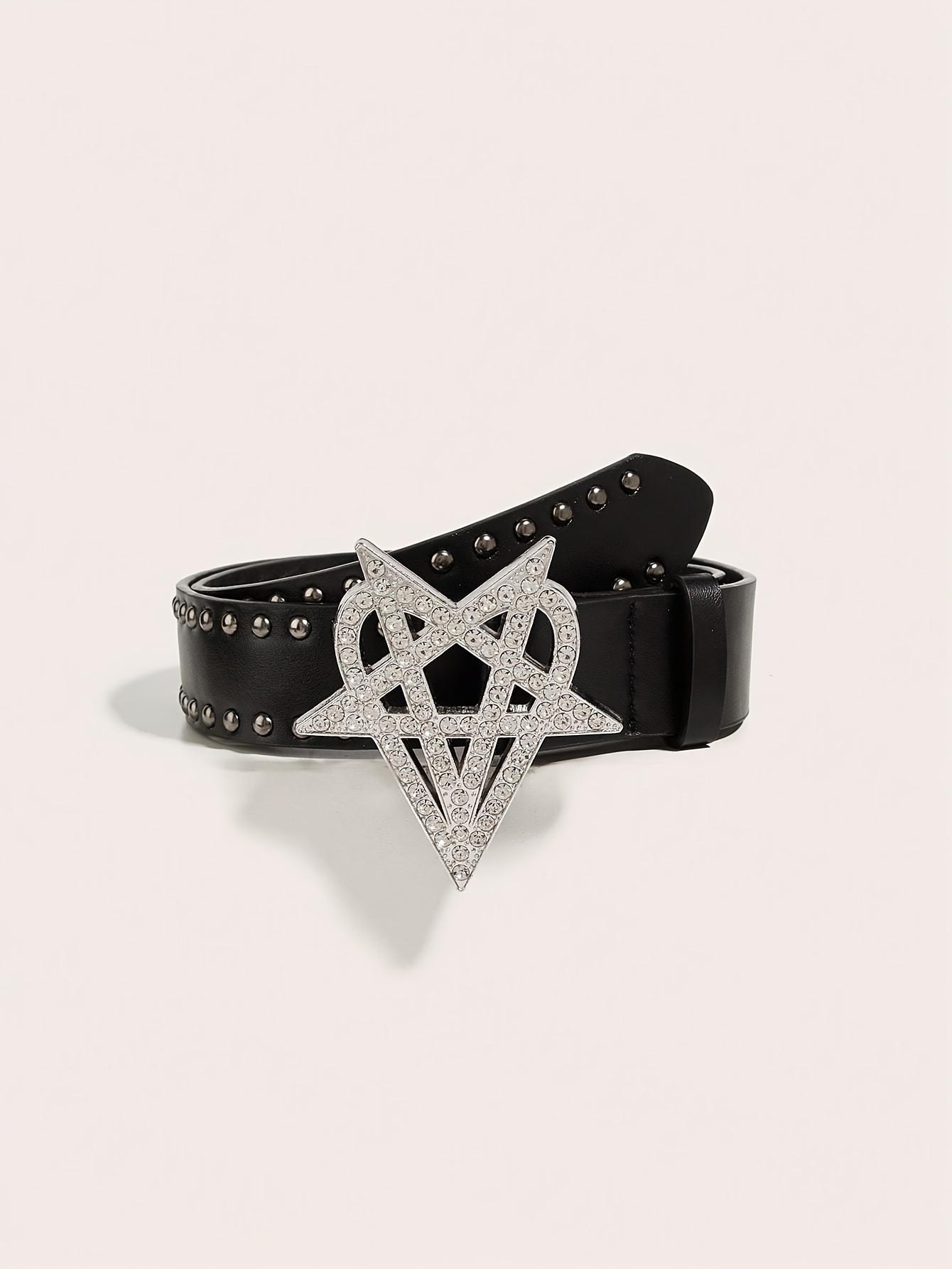 小物 00s Y2K roar Studded Coin Leather Belt mens y2k punk style black faux leather - Temu Mauritius