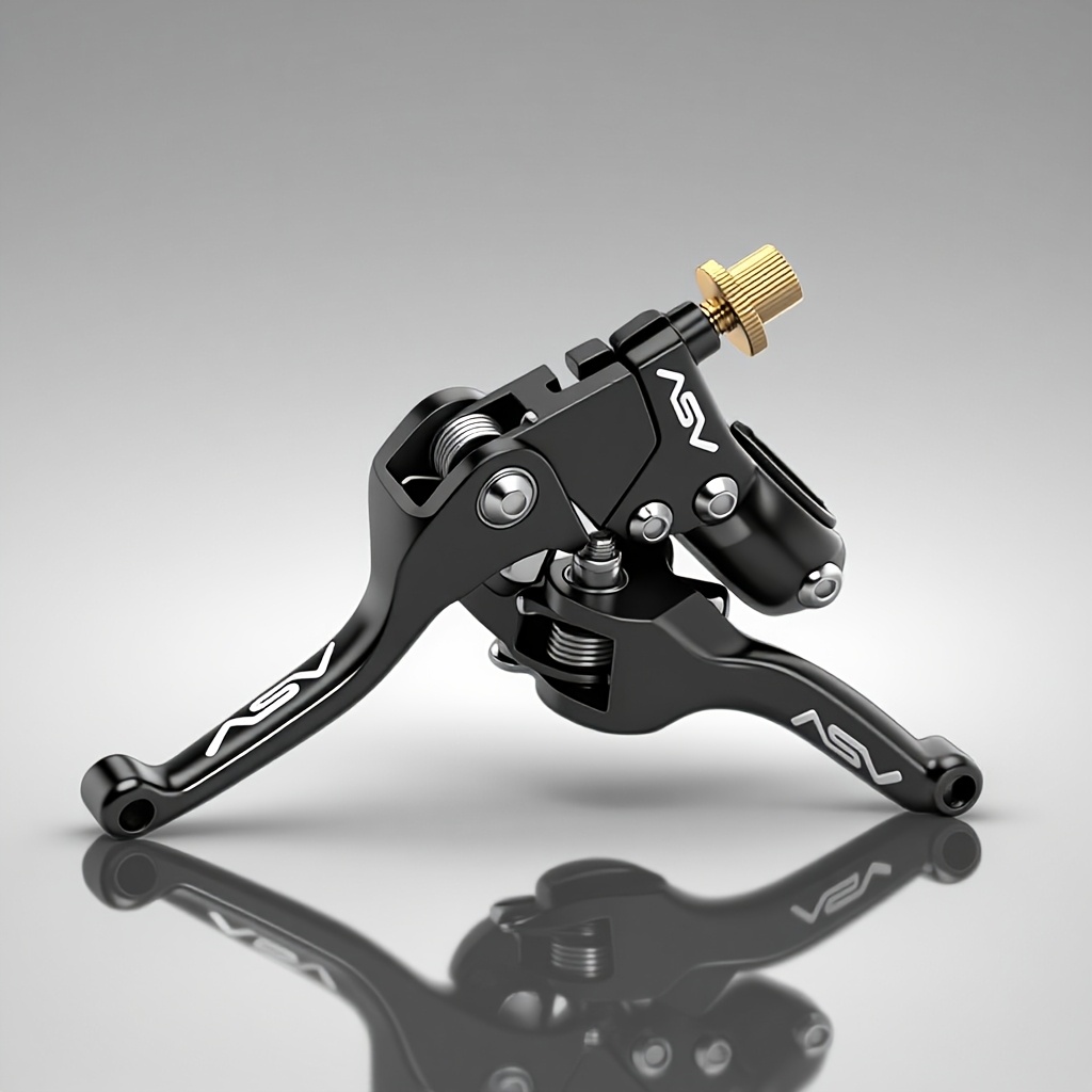 TEMU Universal Motorcycle Clutch Brake Lever Off-road Vehicle Handlebar Clutch,aluminum Alloy Material Off-road Motorcycle Brake,1 Pair Of Suits